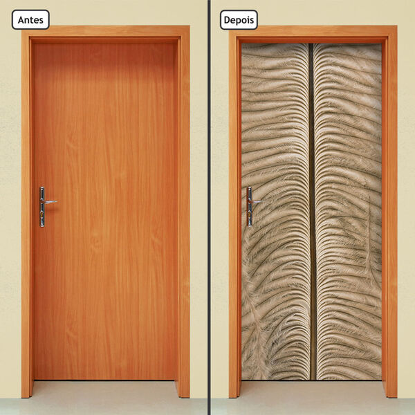 Adesivo Decorativo De Porta - Pena - 019cnpt