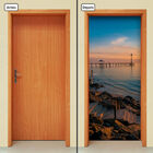 Adesivo Decorativo De Porta - Pier - Natureza - 1102cnpt