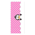 Adesivo Decorativo De Porta - Pinguim - Rosa - 2648cnpt