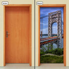 Adesivo Decorativo De Porta - Ponte - Cidade - 1595cnpt