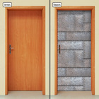Adesivo Decorativo De Porta - Porta De Aço - 1857cnpt