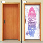 Adesivo Decorativo De Porta - Prancha De Surf - 441cnpt
