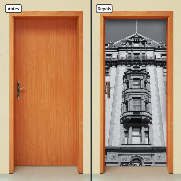 Adesivo Decorativo De Porta - Prédio - Nova Iorque - 468cnpt