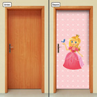 Adesivo Decorativo De Porta - Princesa - 183cnpt