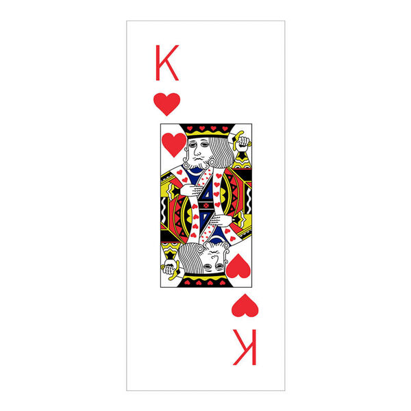 Adesivo Decorativo De Porta - Rei De Copas - 2664cnpt
