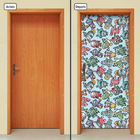 Adesivo Decorativo De Porta - Robôs - Infantil - 1457cnpt