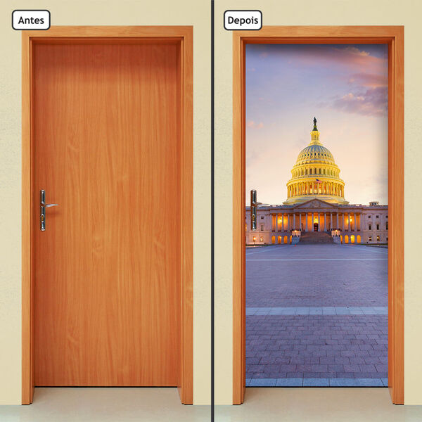 Adesivo Decorativo De Porta - Roma - Itália - 969cnpt