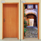 Adesivo Decorativo De Porta - Rua - Itália - 561cnpt