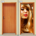 Adesivo Decorativo De Porta - Salão De Beleza - 1230cnpt