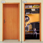 Adesivo Decorativo De Porta - Táxi - Nova Iorque - 762cnpt