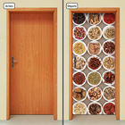 Adesivo Decorativo De Porta - Temperos - 1282cnpt