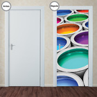Adesivo Decorativo De Porta - Tinta - 187pt
