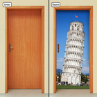 Adesivo Decorativo De Porta - Torre De Pisa - Itália - 047cnpt