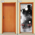 Adesivo Decorativo De Porta - Trem - 646cnpt