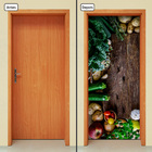 Adesivo Decorativo De Porta - Verduras - Alimentos - 793cnpt