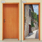 Adesivo Decorativo De Porta - Vilarejo - 1597cnpt
