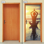 Adesivo Decorativo De Porta - Yoga - 205cnpt