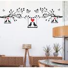 Adesivo Decorativo De Sala Árvore Pássaros, Borboletas