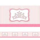 Adesivo Decorativo Faixa Infantil Coroas Rosas