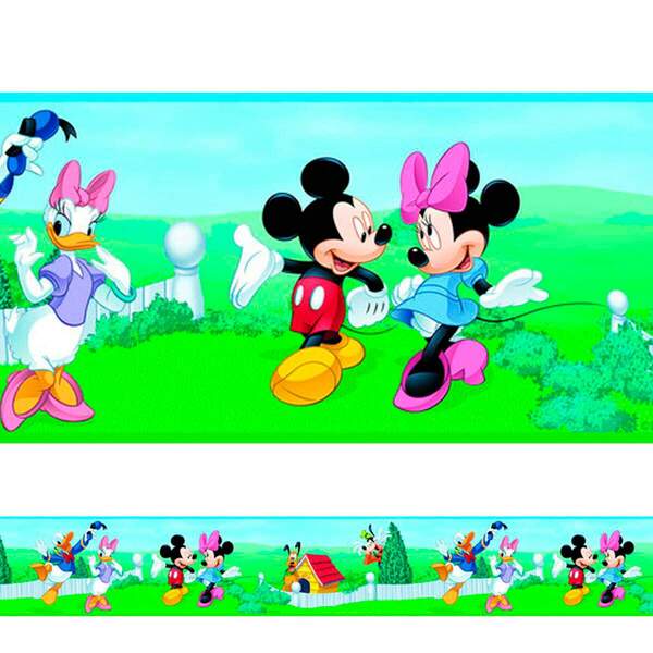 Adesivo Decorativo Faixa Mickey E Sua Turma