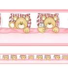 Adesivo Decorativo Faixa Ursinho Dormindo