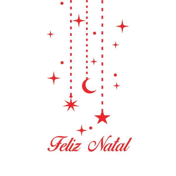 Adesivo Decorativo Feliz Natal Para Porta 09-eg 75x133cm