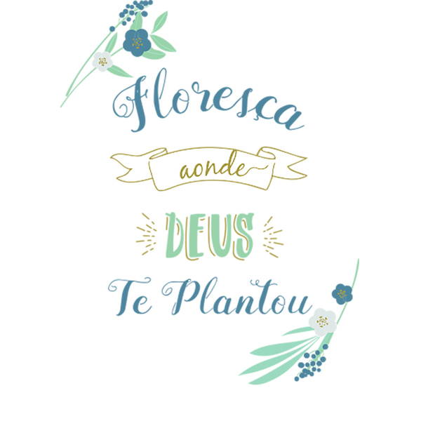 Adesivo Decorativo Floresca Azul 51x65cm Leroy Merlin