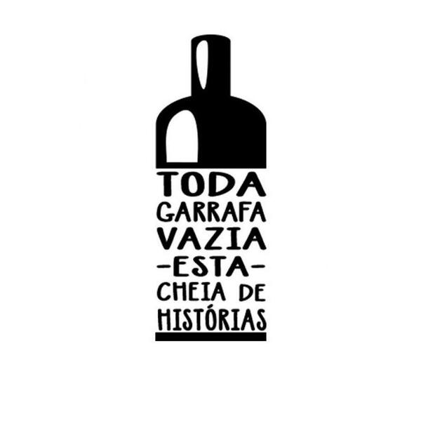 Adesivo Decorativo Garrafa Vinho
