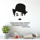 Adesivo Decorativo Já Chorei, Já Liguei, Charlie Chaplin