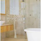 Adesivo Decorativo Jateado Floral Árvore Florido Para Box