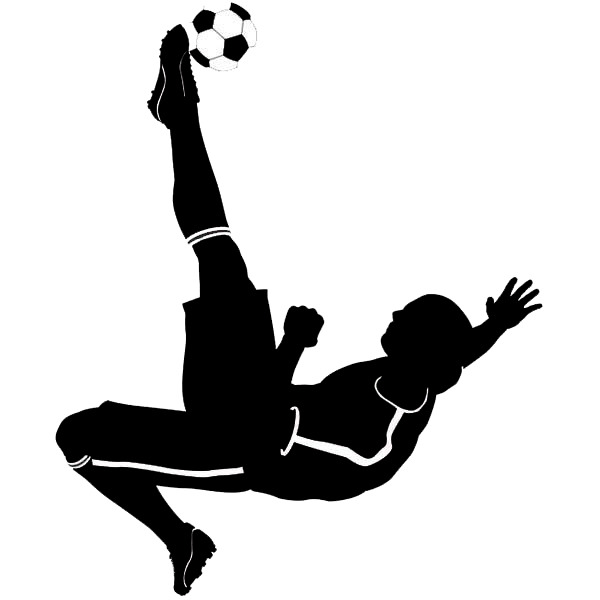 Adesivo Decorativo Jogador de Futebol Preto 40x100cm Leroy Merlin Artesanato Junino ~ Adesivo Decorativo Jogador de Futebol Preto 40x100cm Leroy Merlin