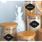 Adesivo Decorativo Kit 30 Etiquetas Para Potes De Arroz Cafe