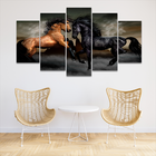 Adesivo Decorativo Mosaico Cavalos Duo