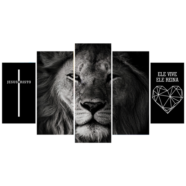 Adesivo Decorativo Mosaico Ele Vive E Reina