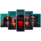 Adesivo Decorativo Mosaico Monkeys