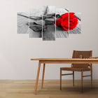 Adesivo Decorativo Mosaico Rosa