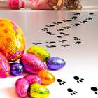 Adesivo Decorativo-p 50 Pegadas De Coelho 3x5cm (cada)