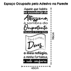 Adesivo Decorativo Papel Parede Quarto Sala Oração Salmo 91 -