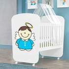 Adesivo Decorativo Para Berço Menino Anjinho -p 30x40cm