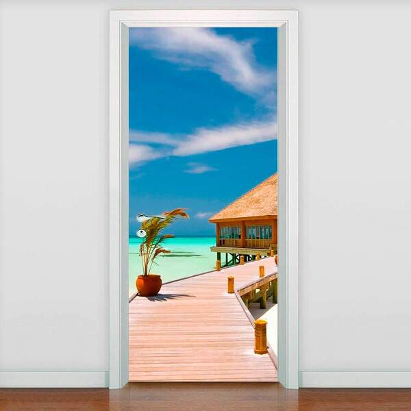 Adesivo Decorativo Para Porta Passarela 3-93x210cm