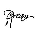 Adesivo Decorativo Parede Dream Sonhe