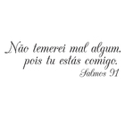 Adesivo Decorativo Parede Frase Salmo 91