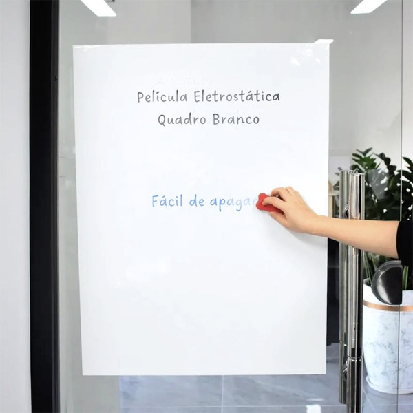 Adesivo Eletrostatico Reutilizavel Para Quadro Branco Ou Lousa