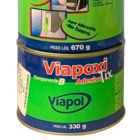Adesivo Epoxi Viapoxi Tix Cinza 1kg