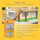 Adesivo Estrutural Impermeabilizante Sika Sikadur 1kg Cinza