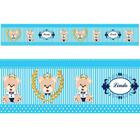 Adesivo Faixa Decorativa Parede Infantil Borda Bebe Azul