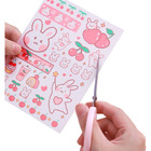 Adesivo Fofo Agenda Sem Corte Para Scrapbook Planner Diy