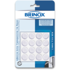 Adesivo Gota Transparente 16 Peças Ø 1 5 Cm