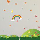 Adesivo Infantil Montanhas e Flores