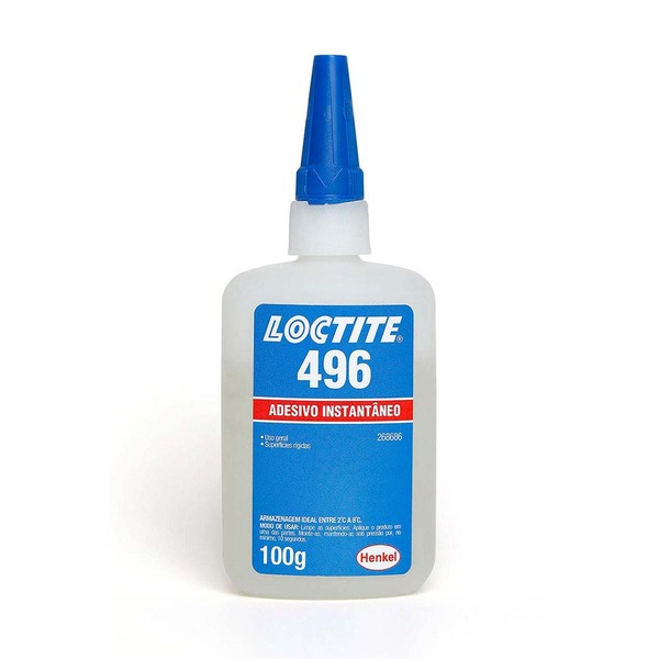 Adesivo Instantâneo Cianoacrilato 100g Loctite 496 268686